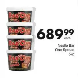 Save Nestle Bar One Spread offer