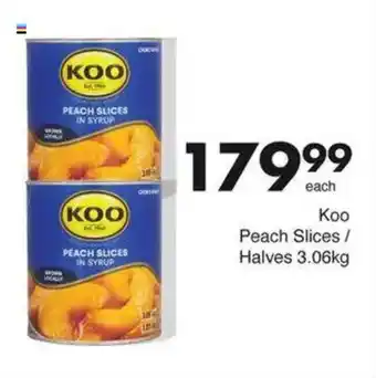 Save Koo Peach Slices/ Halves offer