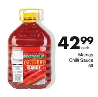 Save Mamas Chilli Sauce offer