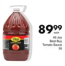 Save All Joy Best Buy Tomato Sauce offer