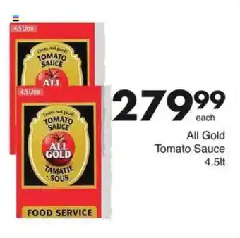 Save All Gold Tomato Sauce offer