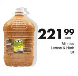 Save Minnies Lemon & Herb offer