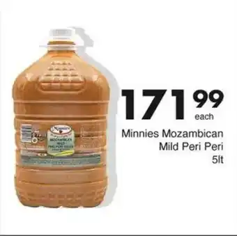 Save Minnies Mozambican Mild Peri Peri offer