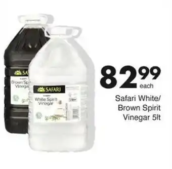 Save Safari White/ Brown Spirit Vinegar offer