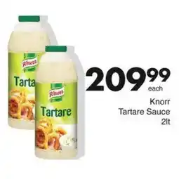 Save Knorr Tartare Sauce offer