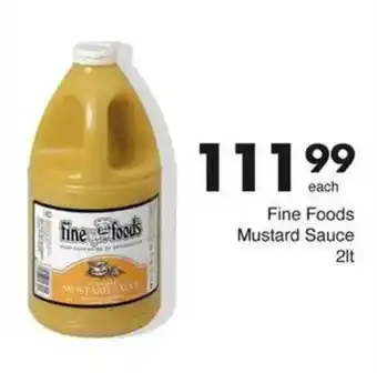 Save Fine Foods Mustard Sauce offer