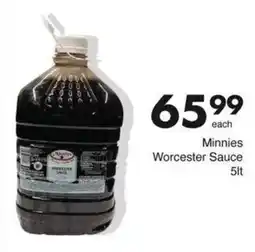 Save Minnies Worcester Sauce offer