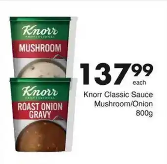 Save Knorr Classic Sauce Mushroom/Onion offer