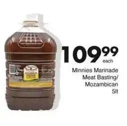 Save Minnies Marinade Meat Basting/ Mozambican offer