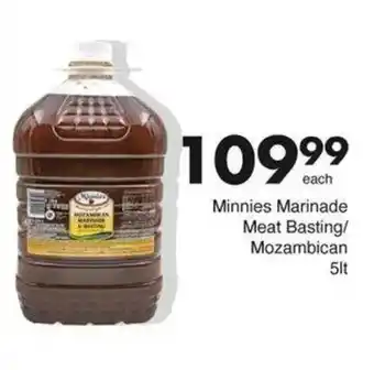 Save Minnies Marinade Meat Basting/ Mozambican offer