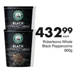 Save Robertsons Whole Black Peppercorns offer