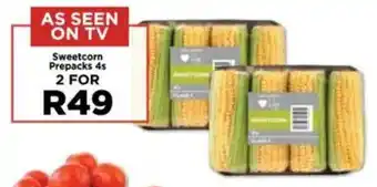 Food Lover's Market Sweetcorn Prepacks offer