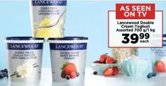 Food Lover's Market Lancewood Double Cream Yoghurt Assorted offer