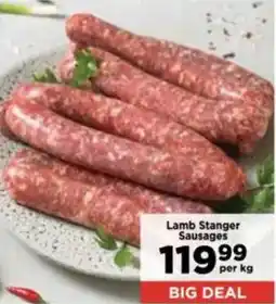 Food Lover's Market Lamb Stanger Sausages offer