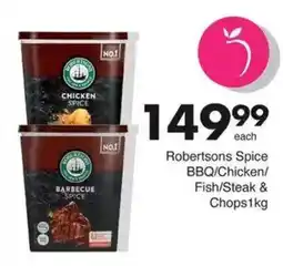 Save Robertsons Spice BBQ/Chicken/ Fish/Steak & Chops offer