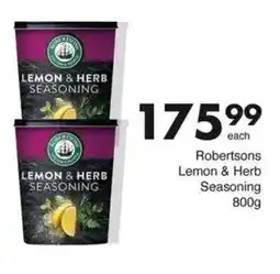 Save Robertsons Lemon & Herb Seasoning offer