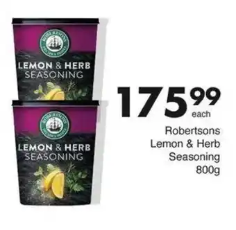 Save Robertsons Lemon & Herb Seasoning offer