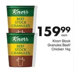 Save Knorr Stock Granules Beef/ Chicken offer