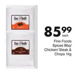 Save Fine Foods Spices Bbq/ Chicken/ Steak & Chops offer