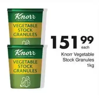 Save Knorr Vegetable Stock Granules offer