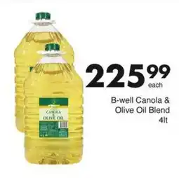 Save B-well Canola & Olive Oil Blend offer