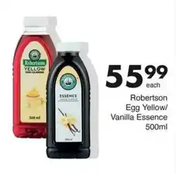 Save Robertson Egg Yellow/ Vanilla Essence offer