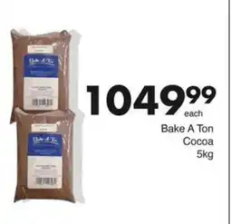 Save Bake A Ton Cocoa offer