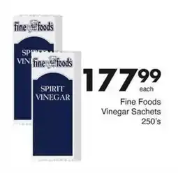 Save Fine Foods Vinegar Sachets offer