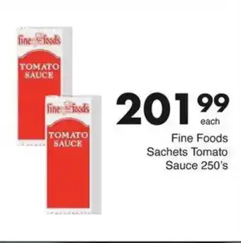 Save Fine Foods Sachets Tomato Sauce offer