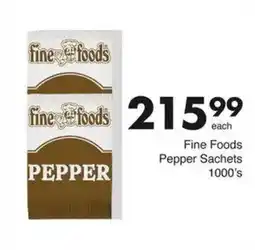 Save Fine Foods Pepper Sachets offer