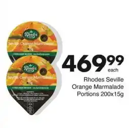 Save Rhodes Seville Orange Marmalade Portions offer