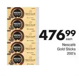 Save Nescafé Gold Sticks offer