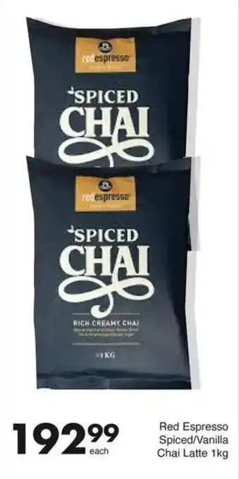 Save Red Espresso Spiced/Vanilla Chai Latte offer