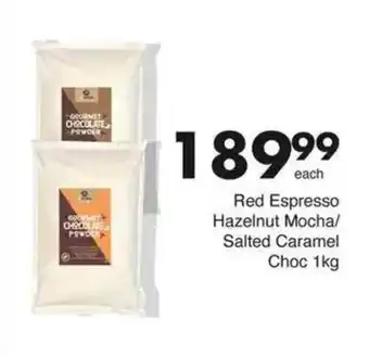 Save Red Espresso Hazelnut Mocha/ Salted Caramel Choc offer