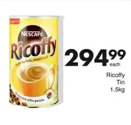 Save Nescafe Ricoffy Tin offer