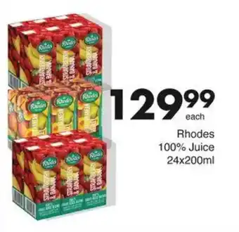 Save Rhodes 100% Juice offer