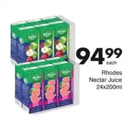 Save Rhodes Nectar Juice offer