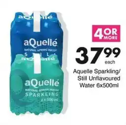 Save Aquelle Sparkling/ Still Unflavoured Water offer