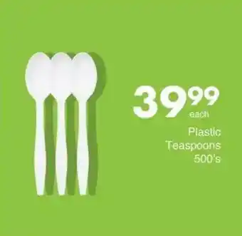 Save Plastic Teaspoons offer