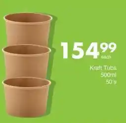 Save Kraft Tubs offer