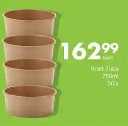 Save Kraft Tubs offer