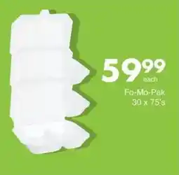 Save Fo-Mo-Pak offer