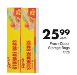 Save Fresh Zipper Storage Bags offer