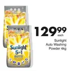 Save Sunlight Auto Washing Powder offer