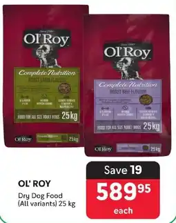 Makro OL' ROY Dry Dog Food offer