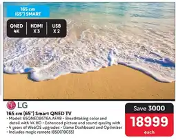 Makro LG 165 cm (65") Smart QNED TV offer