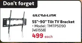 Makro ULTRA-LINK 55"-90" Tilt TV Bracket offer