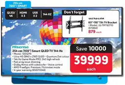 Makro Hisense 254 cm (100") Smart QLED TV 144 Hz offer