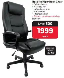 Makro Bastille High-Back Chair offer