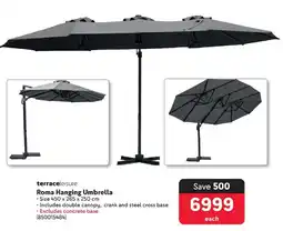 Makro Roma Hanging Umbrella offer